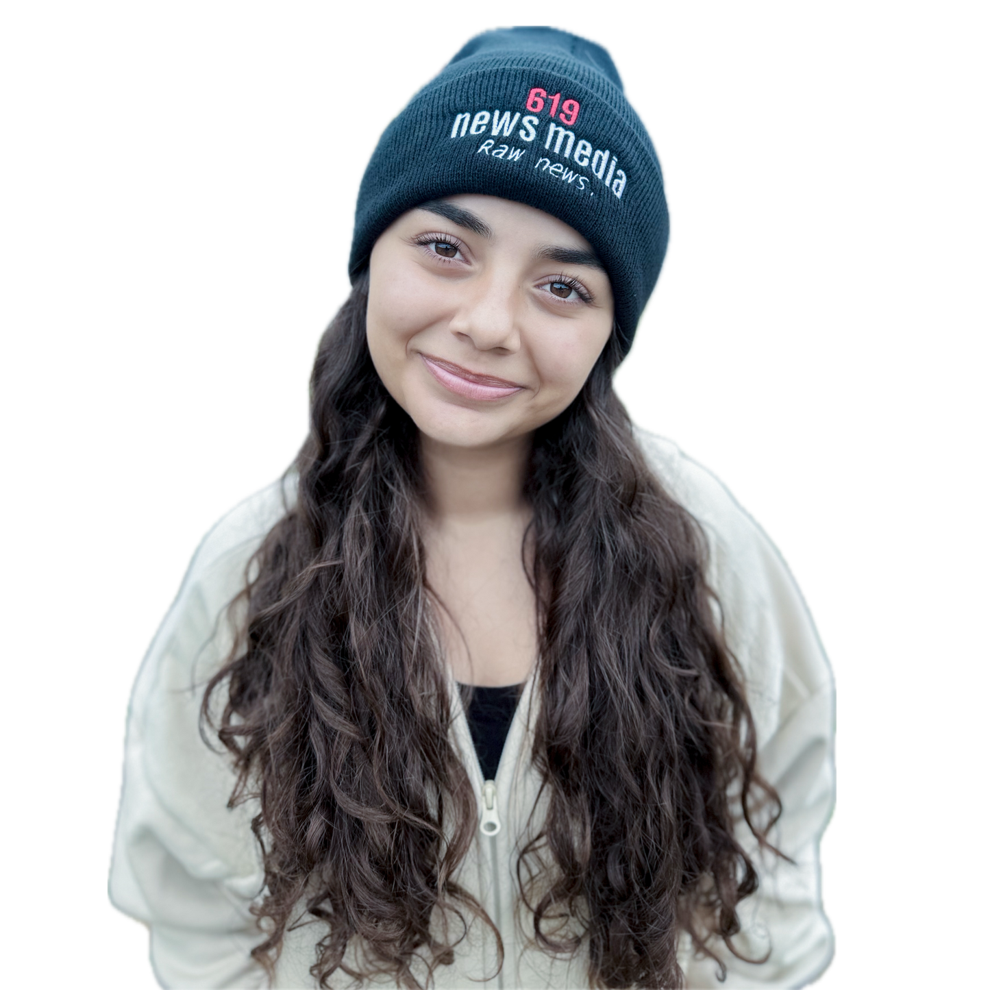 619 News Media Embroidered Beanie